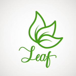 景观设计园林植物自然与生态矢量标志. 生态幸福生活标志概念图 ..