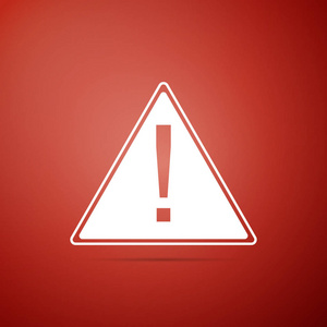 危险警告标志, 小心, 注意, 危险警告重要信息标志.平面设计.