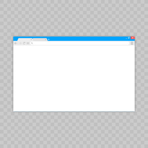 浏览器窗口。以扁平样式进行 Web 浏览器。窗口概念互联网浏览器。样机屏幕设计。矢量插图概念