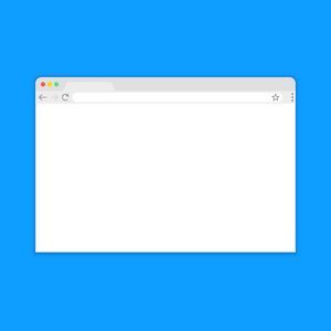 浏览器窗口。以扁平样式进行 Web 浏览器。窗口概念互联网浏览器。样机屏幕设计。矢量插图概念