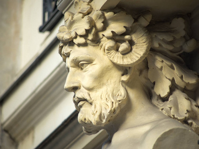 s head above the door, Paris, France