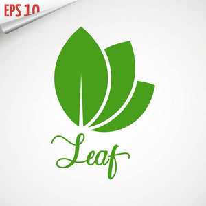 景观设计,园林,植物,自然与生态矢量标志.生态幸福生活标志概念图标.