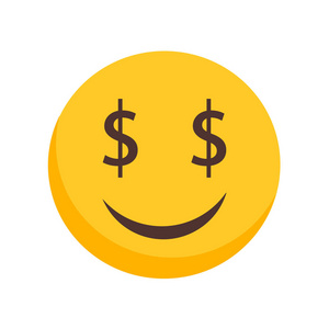 贪婪图标矢量隔离白色背景贪婪透明标志插画