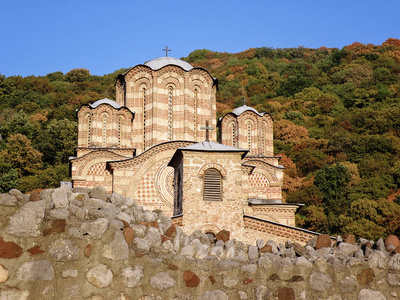 塞尔维亚的拉瓦尼卡修道院