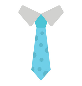 布附件领带平面设计图标