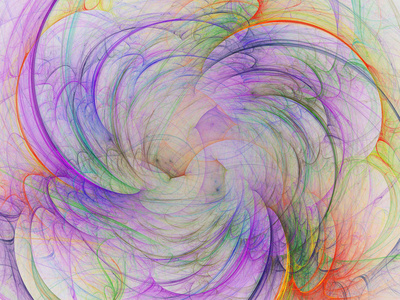 紫色抽象分形背景3绘图