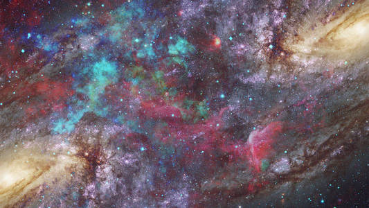 深空的星云和恒星。宇宙星系。这幅图像的元素由美国宇航局提供。