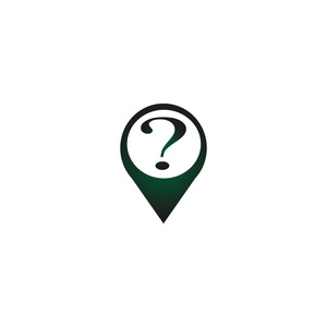 疑问句的标志问号曲线图标标志模板照片