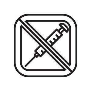 注射器矢量图标图片