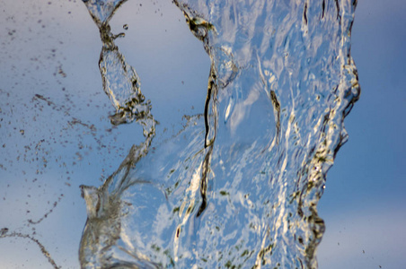 完美的天空和水图片