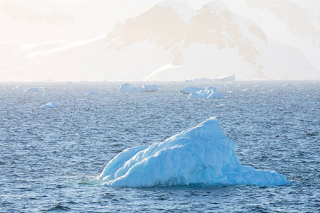 格陵兰冰盖图片