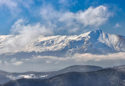 冬季景观山