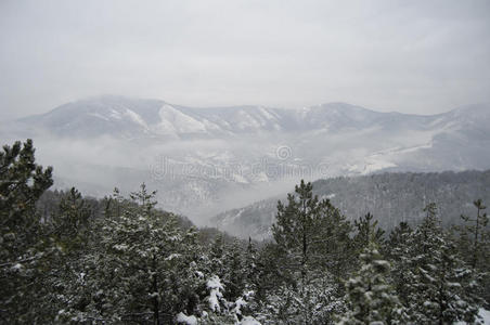 冬季山景