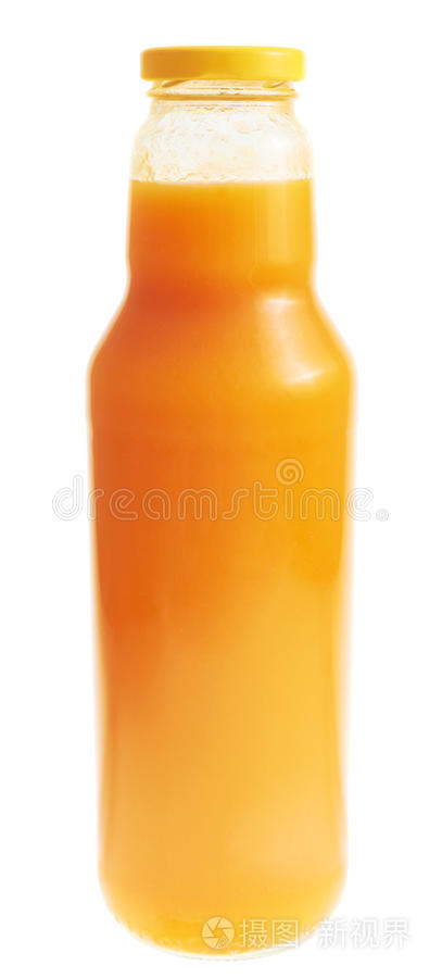 玻璃瓶胡萝卜汁隔离
