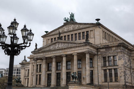 宪兵市场的音乐厅konzerthaus。