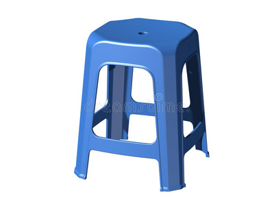 三维塑料凳子椅子