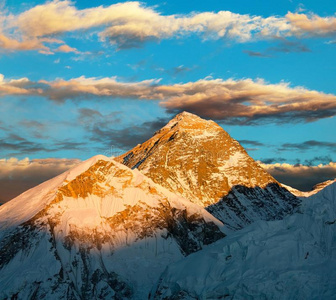 尼泊尔珠穆朗玛峰夜景