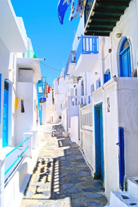 风景如画的希腊小巷
