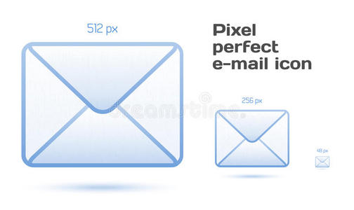 像素完美的电子邮件图标