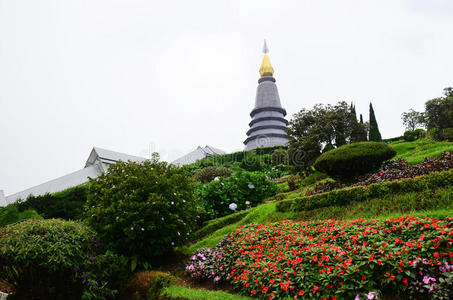 泰国清迈大教堂内的doiinthanon国家公园