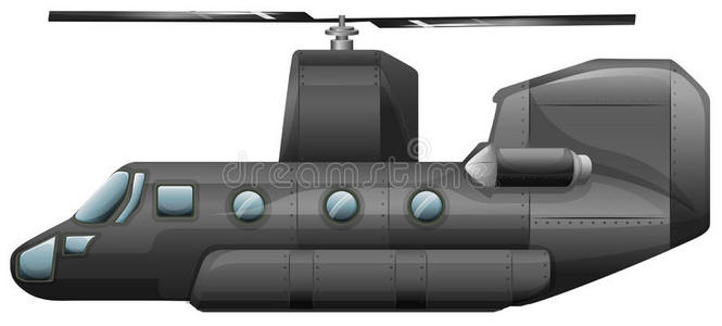 灰色直升机