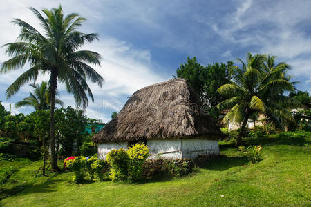 斐济维提岛纳瓦拉村传统民居