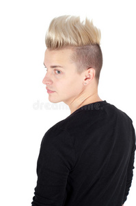 男人回头看背影图片