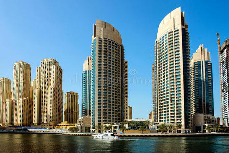 迪拜的摩天大楼