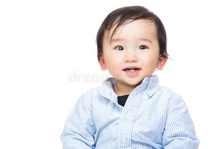亚洲男婴肖像