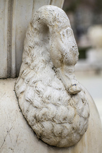 马德里阿兰朱兹宫的装饰喷泉，西班牙世界2001年联合国教科文组织的遗产地