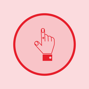 谨慎的手指图片