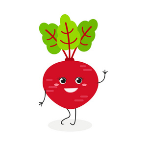 甜菜根卡通图片