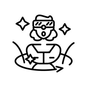 vr图标图片-vr图标素材-vr图标插画-摄图新视界