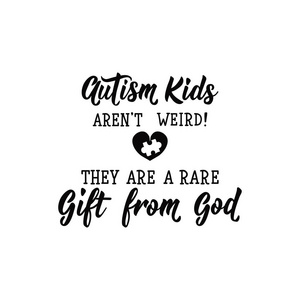 t weird. They are a rare gift from God. Lettering. Vector hand d
