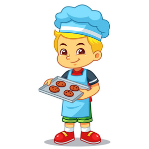 烤饼干卡通图片