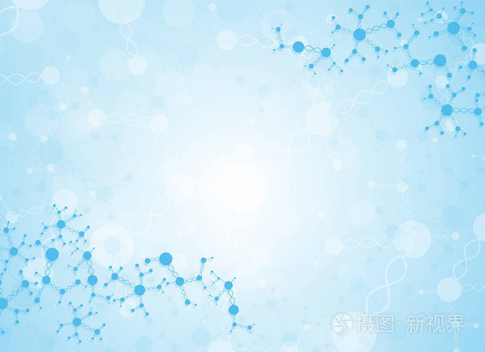 抽象背景医学物质和分子