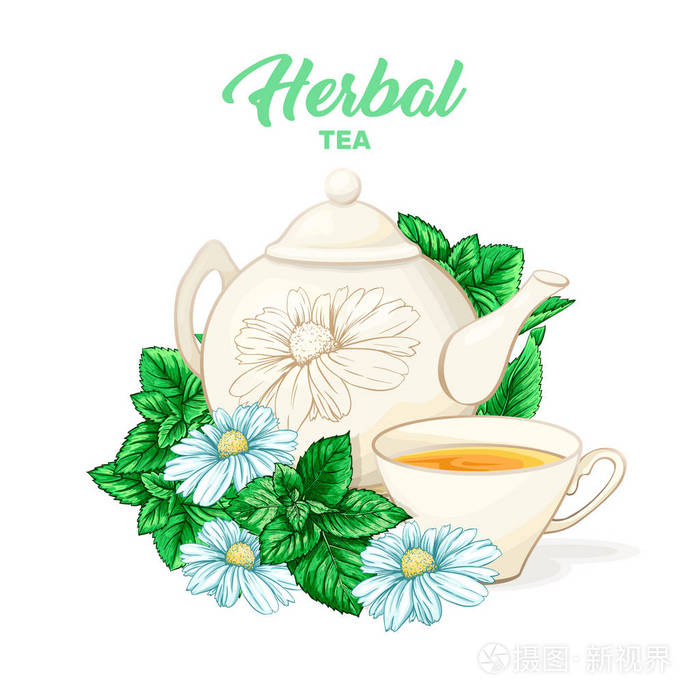 分离有机茶药材包装设计理念.