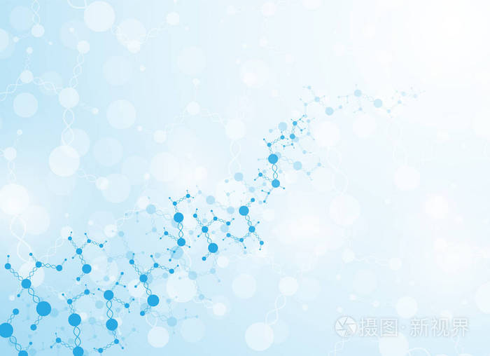 抽象背景医学物质和分子.