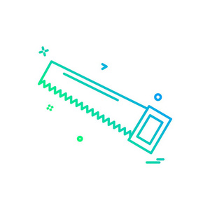 锯图标矢量设计
