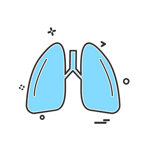 肺图标设计矢量