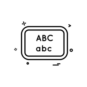 寄宿学校写图标矢量设计