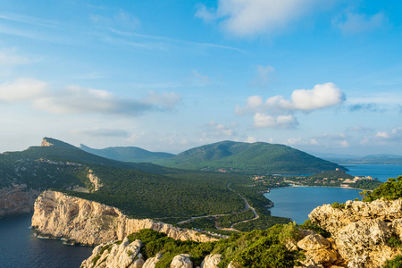 夏夏撒丁岛卡波峡湾景观