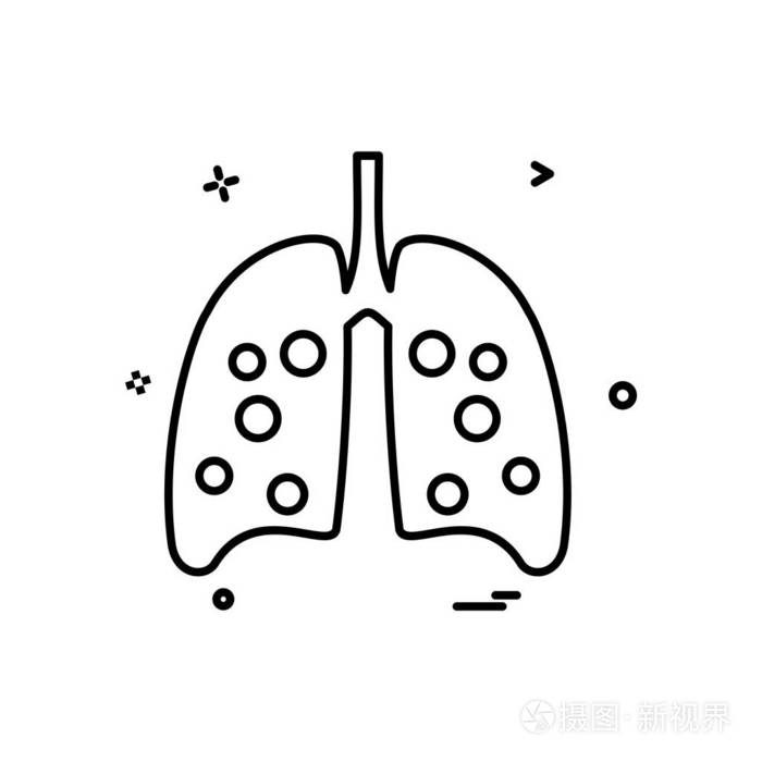 肺图标设计矢量插画-正版商用图片12rrlb-摄图新视界