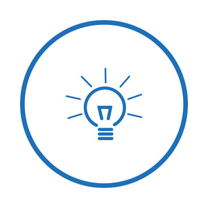 矢量白炽灯白炽灯泡平面图标矢量图照片