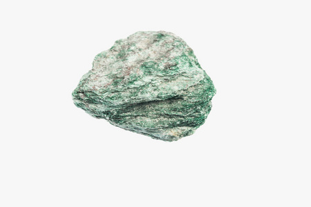 天然绿色白云母从巴西分离照片