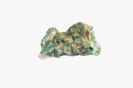 从刚果摩洛哥分离出的亮绿色孔雀石