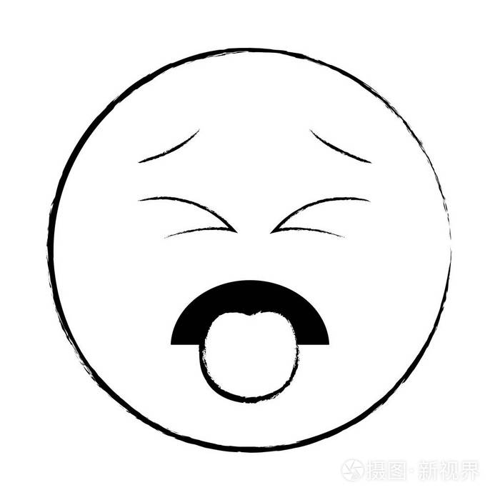 厌恶聊天图释草图插画-正版商用图片12szx4-摄图新视界