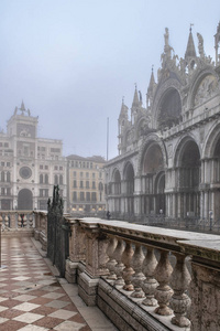 意大利威尼斯的托雷戴尔奥罗里奥和圣马科斯大教堂