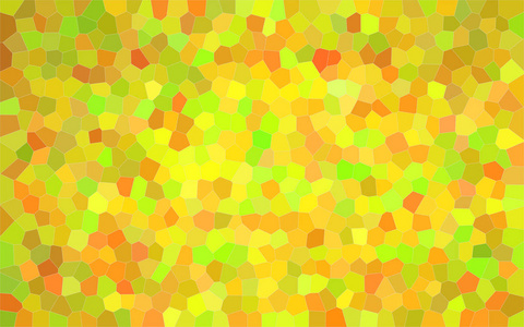 数字生成的橄榄石明亮小六边形背景的抽象插图