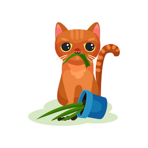 学画小猫房子图片-学画小猫房子素材-学画小猫房子插画-摄图新视界